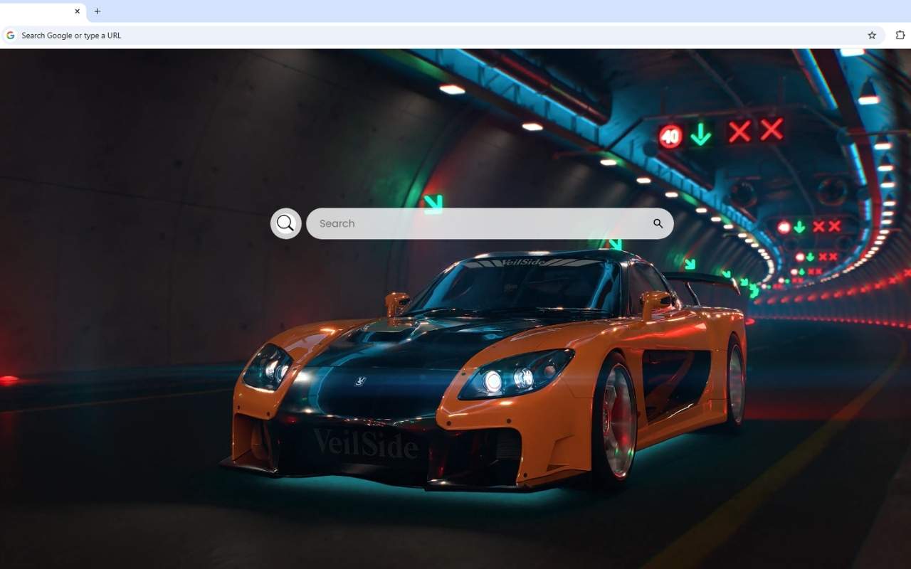 Mazda RX-7 Tunnel Live Wallpaper